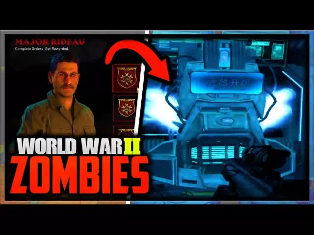 "The Shadowed Throne" Double Pack-a-Punch Easter Egg & Contracts! (Call of Duty WW2 Zombies DLC 2)