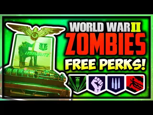 "The Darkest Shore" How to Get FREE Perks Easter Egg Guide! (Call of Duty WW2 Zombies Free Perks)