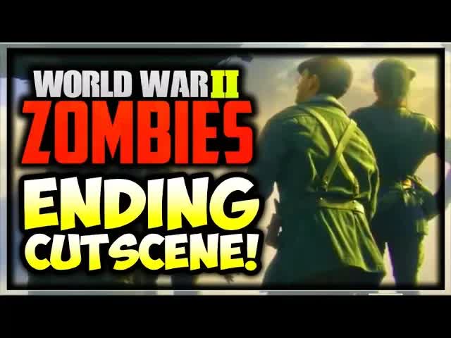 "The Darkest Shore" Easter Egg Ending Cutscene! (COD WW2 Zombies DLC 1 Easter Egg Ending Cutscene)