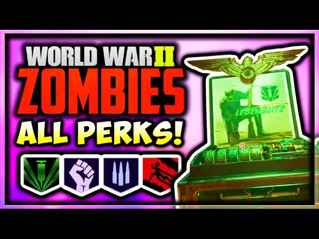 "The Darkest Shore" All Perk Locations / All Blitz Locations Guide! (Call of Duty WW2 Zombies DLC 1)