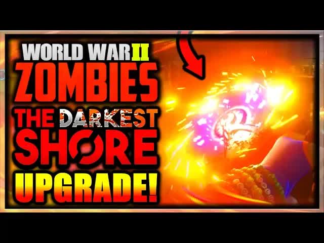 "The Darkest Shore" How to Upgrade Ripsaw Wonder Weapon Guide! Upgraded Ripsaw (COD WW2 Zombies DLC)