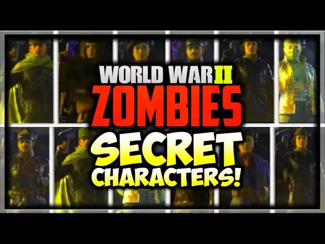"The Darkest Shore" How To Unlock All 12 SECRET Characters in WW2 Zombies Easter Egg Guide! (DLC 1)