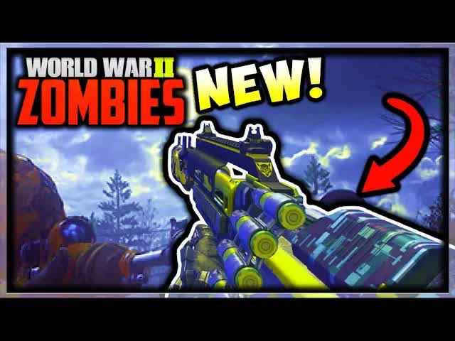 WW2 Zombies *NEW* DLC UPDATE! New DLC Weapons (Call of Duty WW2 Zombies The Resistance DLC Event)