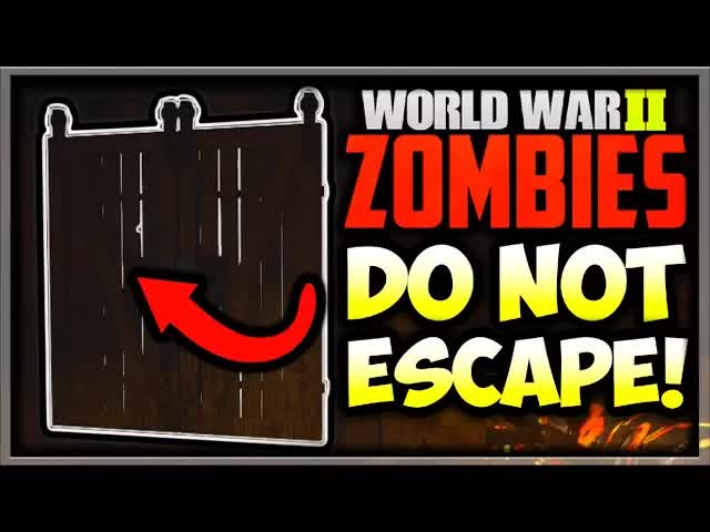 What happens when you DON'T escape PROLOGUE in WW2 Zombies? (COD WW2 Zombies Groesten Haus Escape)