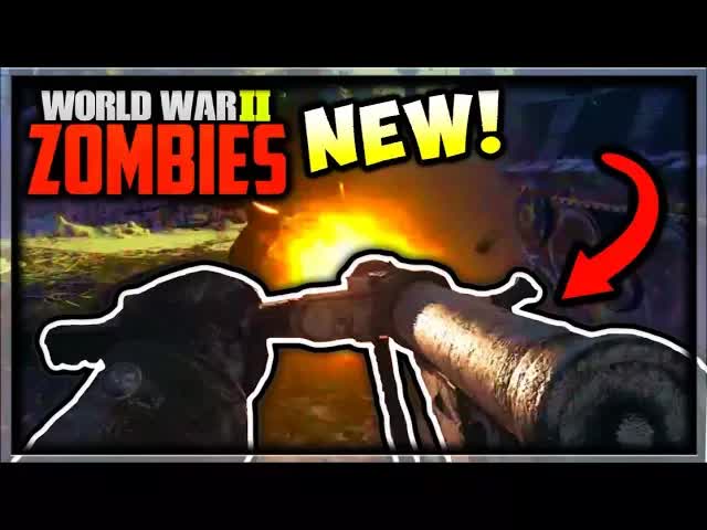 All *New* DLC Weapons Gameplay! Sten, Gewehr 43, GPMG Gameplay (Call of Duty WW2 Zombies DLC Weapons