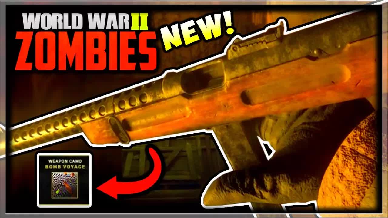 WW2 Zombies *NEW* Free Camo, DLC Weapons, Supply Drops & More (Call of Duty WW2 Zombies DLC Content)