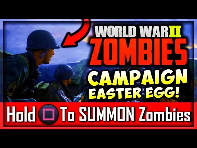 Send Zombies to Mittleburg within D-Day Campaign Mission Easter Egg! (Huge WW2 Zombies Easter Egg)