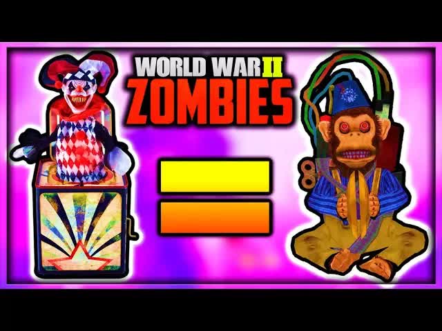 Call of Duty WW2 Zombies *NEW* MONKEY BOMB GAMEPLAY! (WW2 The Final Reich Jack-in-the-box Gameplay!)