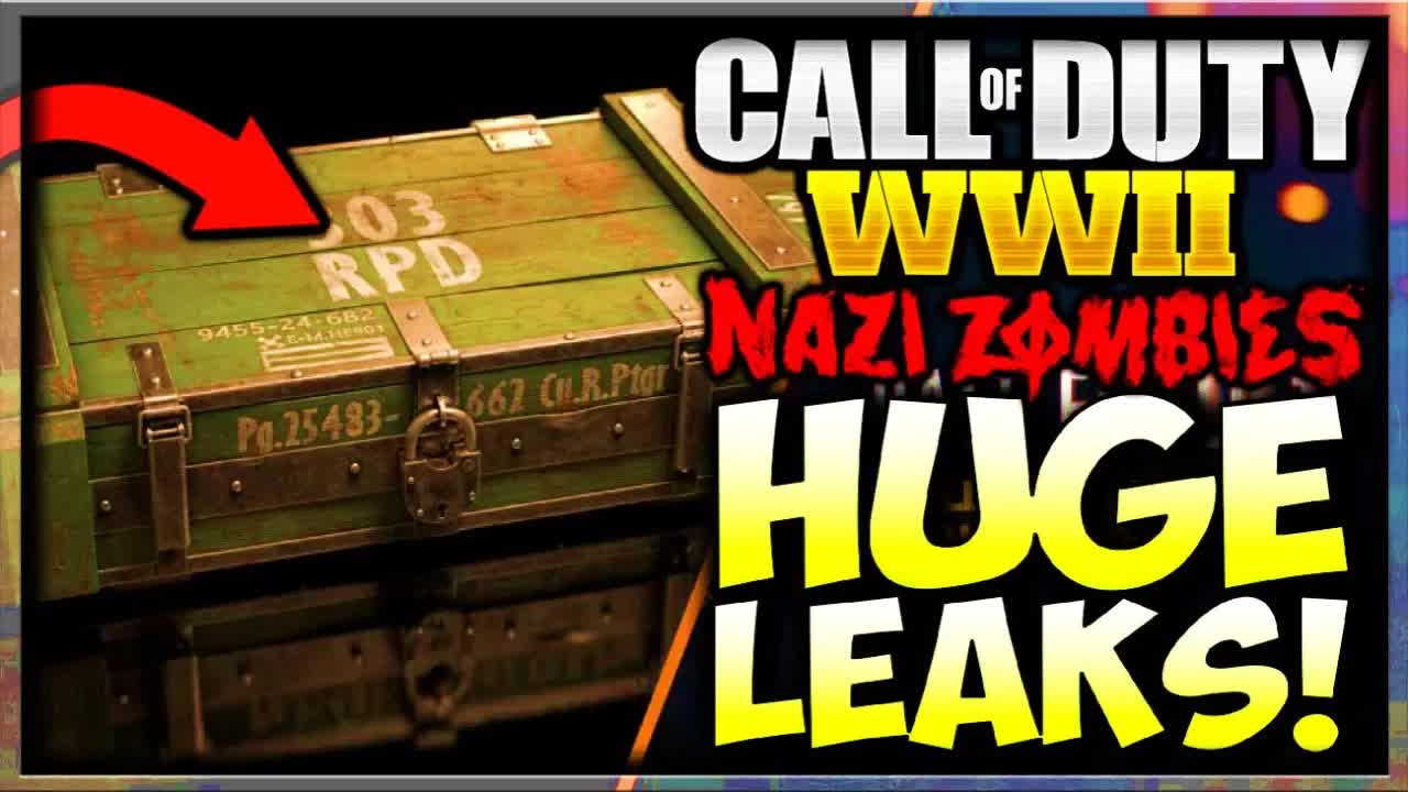 Call of Duty WW2 ZOMBIES LEAKED SUPPLY DROPS, CLASSES, & GOBBLEGUMS! (COD World War 2 ZOMBIES LEAK)