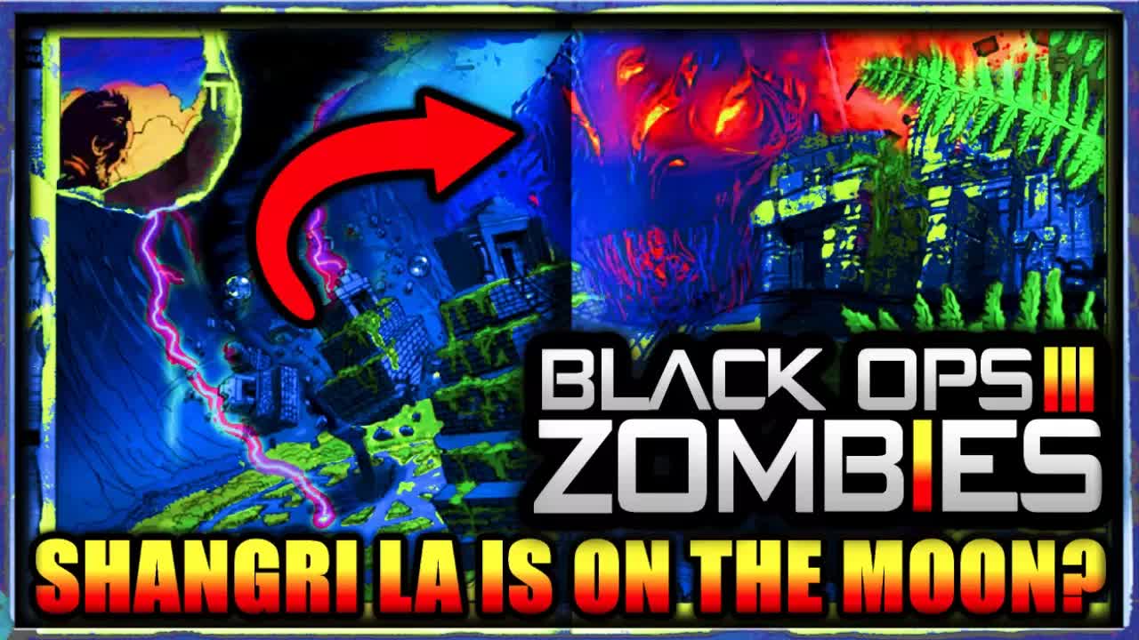 SHANGRI LA IS ON THE MOON?! NEW SHOCKING EVIDENCE! (Black Ops 3 ZOMBIES CHRONICLES SHANG ON MARS?)