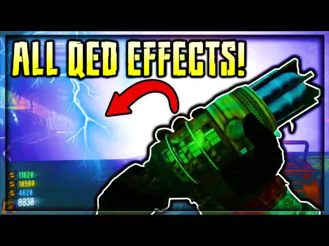 ALL 30 *SECRET* QED EFFECTS ON MOON REMASTERED! QUANTUM ENTANGLEMENT DEVICE (BO3 Zombies Chronicles)