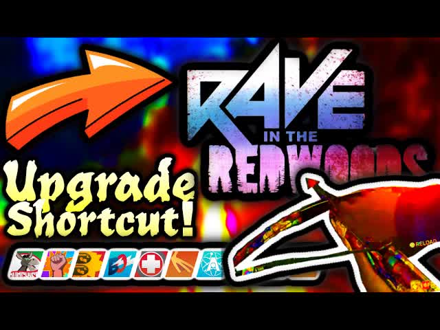 "RAVE IN THE REDWOODS" HOW TO UPGRADE CROSSBOWS INSTANTLY! HUGE SHORTCUT! (Infinite Warfare Zombies)