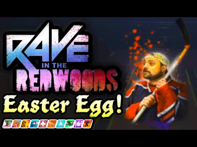 "RAVE IN THE REDWOODS" HOW TO PLAY AS KEVIN SMITH EASTER EGG GUIDE! (Infinite Warfare ZOMBIES DLC 1)