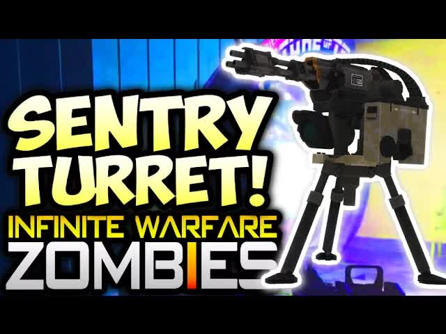 "ZOMBIES IN SPACELAND" HOW TO BUILD SENTRY GUN TUTORIAL! GET SENTRY TURRET (Infinite Warfare ZOMBIES