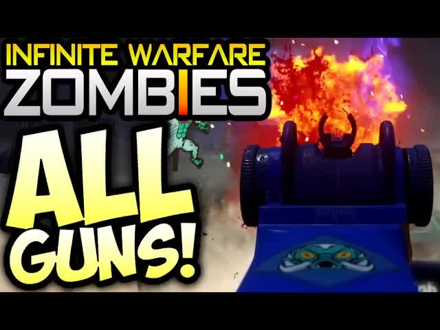 Infinite Warfare "ZOMBIES" ALL WEAPONS CONFIRMED SO FAR + GAMEPLAY BREAKDOWN! (Zombies in Spaceland)
