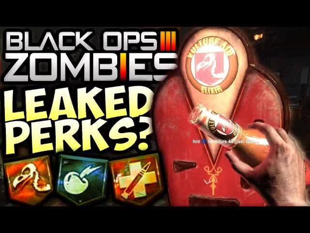 Black Ops 3 ZOMBIES DLC 4 Revelations Leaked Perks? Possible NEW DLC PERKS? (Black Ops 3 Zombies)