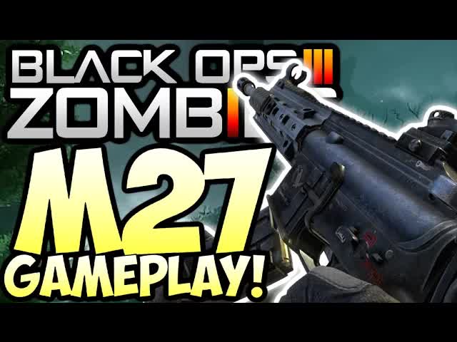"ZETSUBOU NO SHIMA" M27 GAMEPLAY - HK-416 GAMEPLAY! (Black Ops 3 Zombies DLC 2 Eclipse Map Pack)