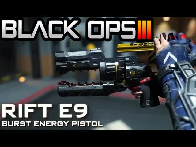 Black Ops 3 "RIFT E9" GAMEPLAY! NEW RIFT E9 PISTOL Gameplay! (Black Ops 3 Supply Drops DLC Weapon)