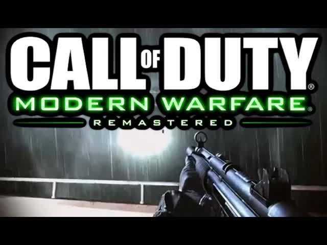 Call of Duty 4 Modern Warfare Remastered Gameplay Trailer E3 2016 (COD4 Modern Warfare Gameplay HD)