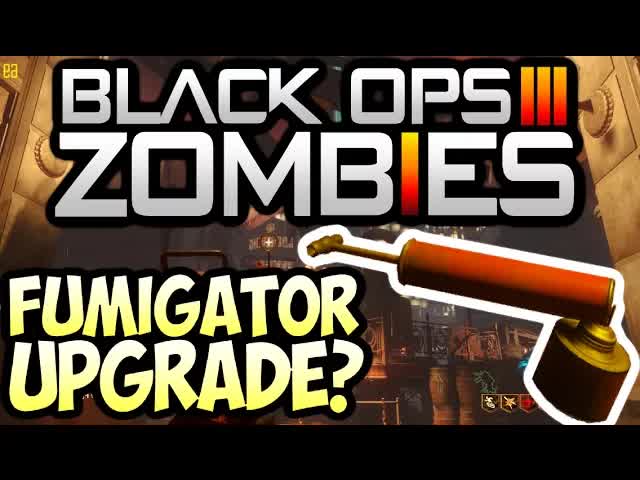"Shadows of Evil" UPGRADED FUMIGATOR LEAKED CODE? GOLDEN FUMIGATOR? (Black Ops 3 Zombies Easter Egg)