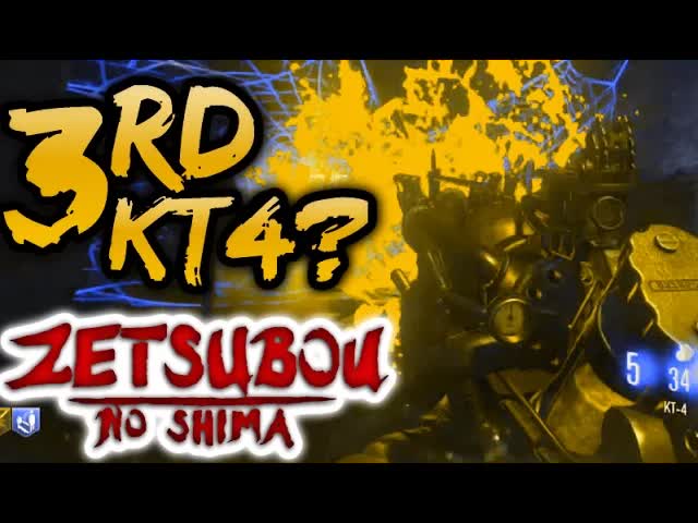 ZETSUBOU NO SHIMA 3rd UPGRADED KT-4? *DEBUNKED* WONDER WEAPON UPGRADE EASTER EGG Black Ops 3 Zombies