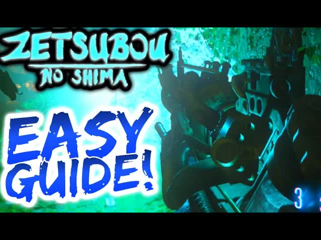 BEST ZETSUBOU NO SHIMA UPGRADED KT-4 GUIDE! KT-4 WONDER WEAPON UPGRADE TUTORIAL! Black Ops 3 Zombies