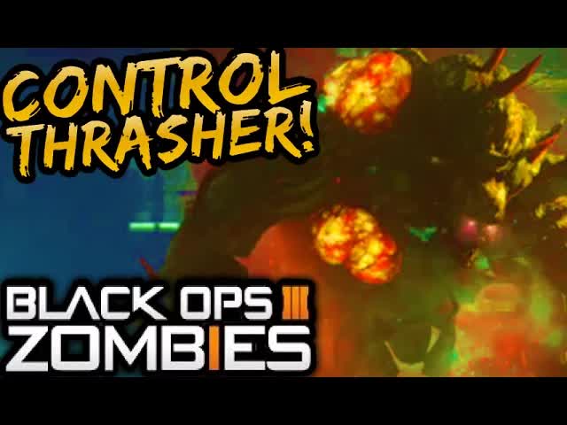 "ZETSUBOU NO SHIMA" HOW TO CONTROL A THRASHER GUIDE! SECRET EASTER EGG TUTORIAL (Black Ops 3 Zombies