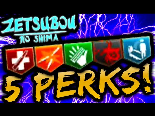 "ZETSUBOU NO SHIMA" HOW TO GET 5 PERKS GUIDE! (NO GOBBLEGUM) +FREE PERK Black Ops 3 ZOMBIES Tutorial