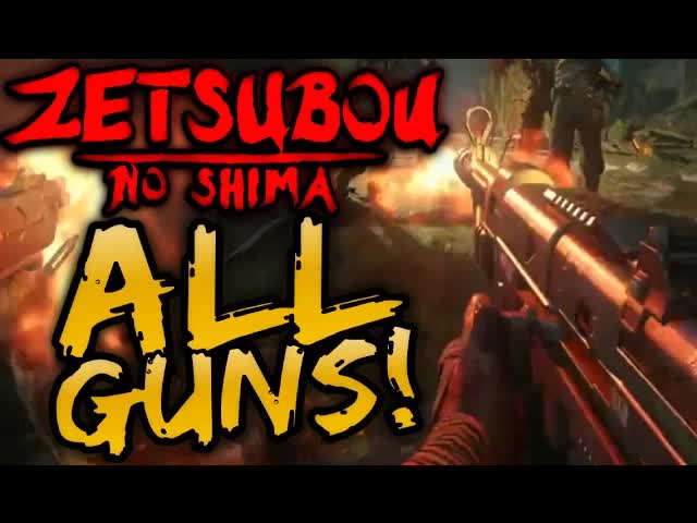 "ZETSUBOU NO SHIMA" ALL CONFIRMED WEAPONS SO FAR + GAMEPLAY! (Black Ops 3 ZOMBIES DLC 2 ECLIPSE BO3)
