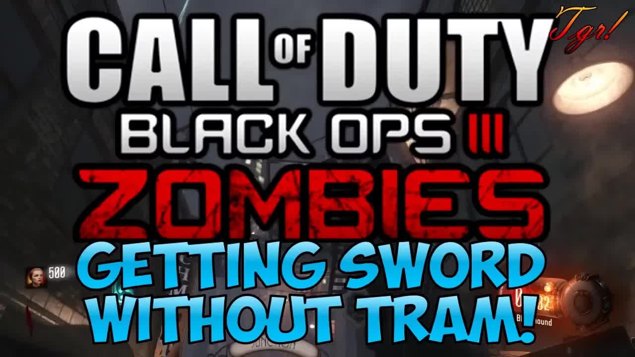 "Shadows Of Evil" GETTING THE SWORD WITHOUT USING TRAMS! INSANE LUCK!! (Black Ops 3 Zombies Swords)