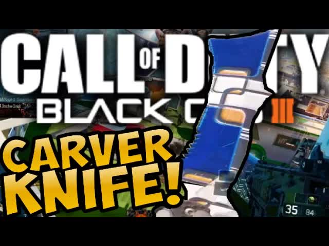 COD Black Ops 3 "CARVER KNIFE" GAMEPLAY! NEW DLC WEAPON / NEW DLC MELEE WEAPON! (SUPPLY DROP DLC!)