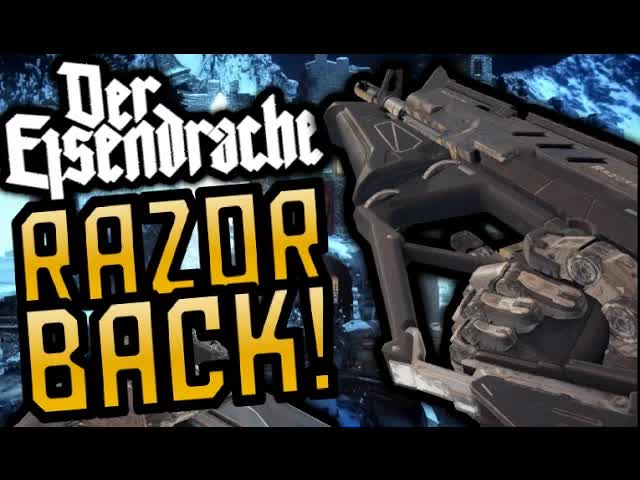 "DER EISENDRACHE" RAZORBACK WEAPON GAMEPLAY! POSSIBLE DLC GUN? (Black Ops 3 Zombies DLC 1 Awakening)