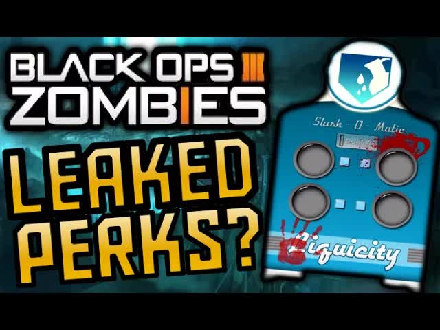 Black Ops 3 ZOMBIES LEAKED DLC PERKS or SCRAPPED PERKS?