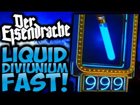 "DER EISENDRACHE" BEST UNLIMITED LIQUID DIVINIUM FARMING TECHNIQUE! (COD BO3 Zombies Tutorial/Glitch