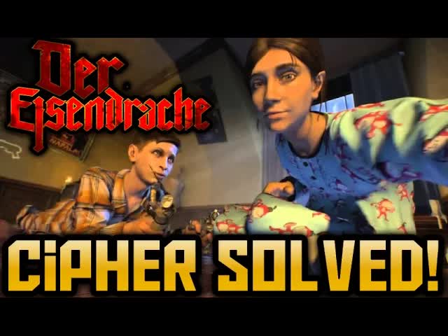 "DER EISENDRACHE" ORIGINS ENDING CUTSCENE EASTER EGG CIPHER DECODED! MAXIS CODE! Black Ops 3 Zombies