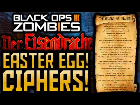 "DER EISENDRACHE" 2 *NEW* SECRET EASTER EGG CIPHERS FOUND! SECRET CODES! (Black Ops 3 Zombies)