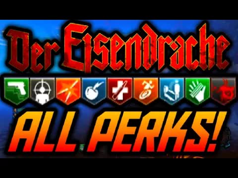 Black Ops 3 Zombies "DER EISENDRACHE" PERKAHOLIC ALL PERKS ROUND 1 GUIDE! ALL 9 PERKS TUTORIAL (BO3)