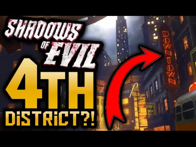 Shadows of Evil: HIDDEN / REMOVED 4th DISTRICT AREA?? Secret 6th Ritual Site? (Black Ops 3 Zombies)