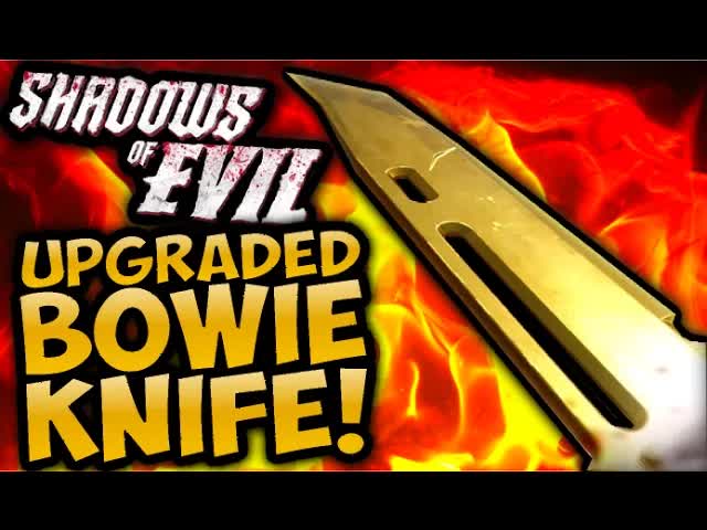 Black Ops 3 ZOMBIES: UPGRADED BOWIE KNIFE GUIDE! ELEMENTAL FIRE KNIFE TUTORIAL! (Shadows of Evil)