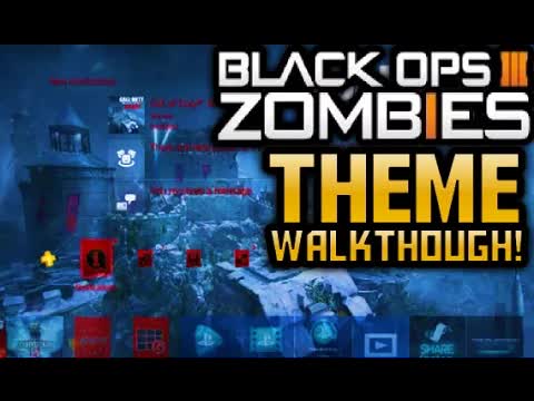 Black Ops 3 ZOMBIES "DER EISENDRACHE" DLC 1 PS4 THEME WALKTHROUGH! COD BO3 DLC 1 MAP THE IRON DRAGON