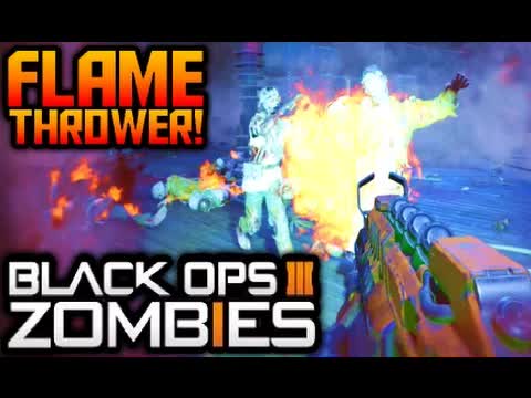 Black Ops 3 ZOMBIES "DER EISENDRACHE" DLC 1 LEAKED FLAMETHROW EASTER EGG WEAPON! AWAKENING MAP! BO3