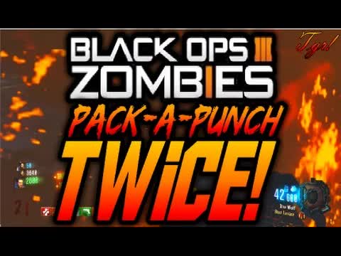 COD Black Ops 3 ZOMBIES HOW TO DOUBLE PACK-A-PUNCH! UPGRADE GUN TWICE! PaP Twice! THE GIANT GAMEPLAY