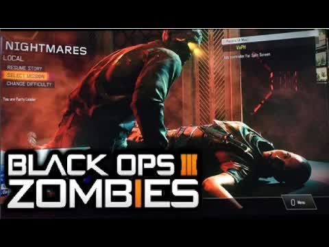 Call of Duty Black Ops 3 ZOMBIES CAMPAIGN "NIGHTMARES" MODE LEAKED GAMEPLAY (Link)! Story Mode Info!