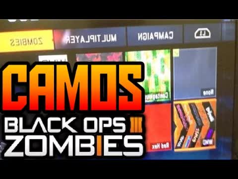 Call of Duty Black Ops 3 ZOMBIES LEAKED CAMOS! Shadows of Evil/The Giant Maps (COD BO3 NEWS/INFO)