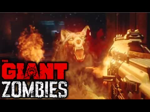 Call of Duty Black Ops 3 ZOMBIES THE GIANT HELLHOUNDS BOSS ROUND GAMEPLAY! Dogs Boss Return! COD BO3