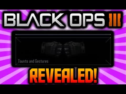 Call of Duty Black Ops 3 "TAUNTS & GESTURES" REVEALED IN LIVESTREAM! News/Info! (COD BO3 Gameplay)