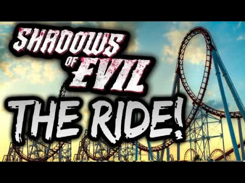Call of Duty Black Ops 3 ZOMBIES SHADOWS OF EVIL WALKTHROUGH IN REAL LIFE! (ROLLER COASTER FOOTAGE)
