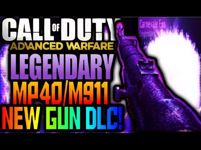 Call of Duty Advanced Warfare NEW LEGENDARY WEAPONS! MP40/M1911 FREE DLC GUNS INFO (COD AW Gameplay)