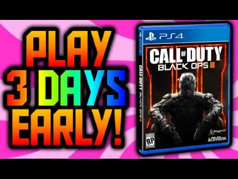 How to Get Call of Duty Black Ops 3 EARLY Play 3 DAYS Early! INSTALL/DOWNLOAD COD BO3! Pre-order/Buy