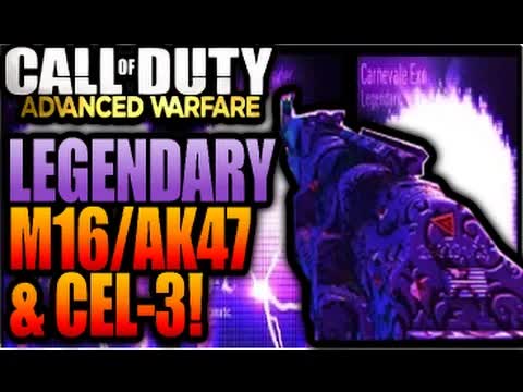 COD Advanced Warfare LEGENDARY AK-47/CEL-3/M16 1st LOOK! Supply Drop Opening Update (Gameplay Images